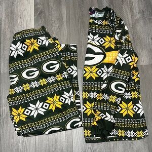NFL Team Apparel Green Bay Packers Pajama Set- Size XL